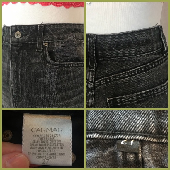 Carmar Distressed Denim Skirt - Picture 4 of 4